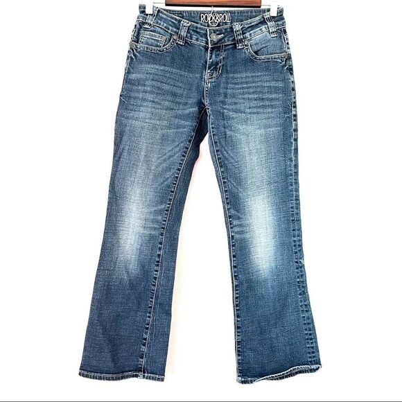 Rock and Roll Women’s Cowgirl Boot Cut Jeans - Picture 1 of 7